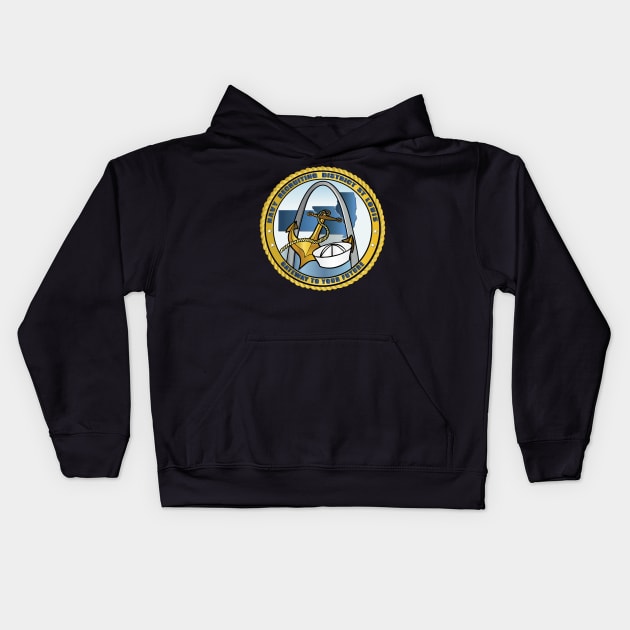 Navy-Recruiting-District-St Louis Kids Hoodie by twix123844